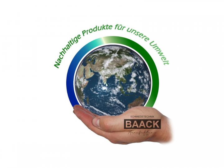 Logo Nachhaltigkeit,Baack Spaten Gärtner Erde hochwertig langlebig