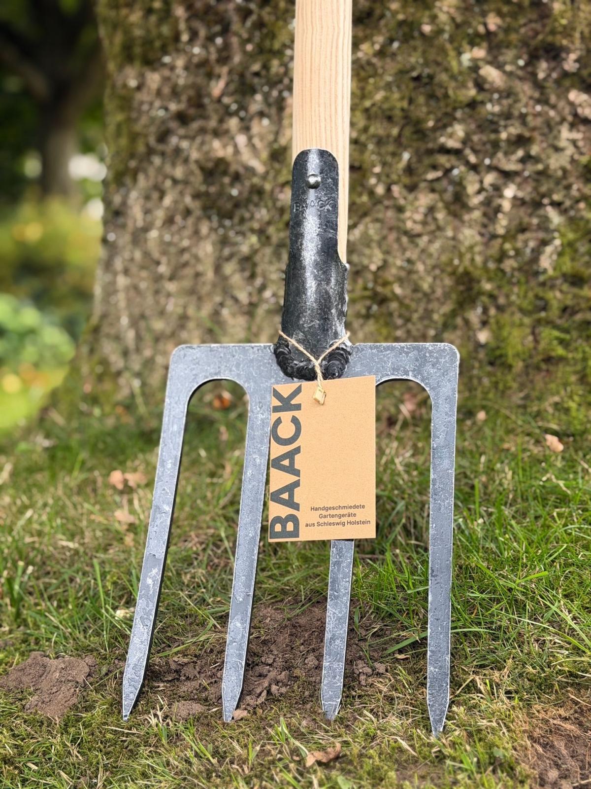 Grabegabel im Garten von Baack aus gehärtetem Stahl für Profis